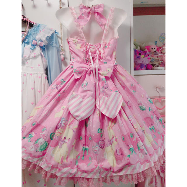 Angelic Pretty(アンジェリックプリティー)のAngelic Pretty TOY FANTASY JSK ピンク   レディースのワンピース(ひざ丈ワンピース)の商品写真