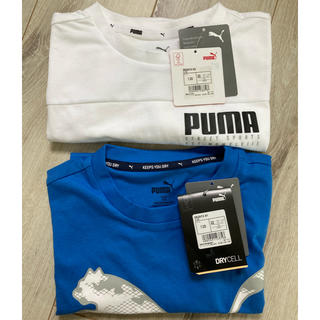 プーマ(PUMA)のSALE〜11/23【新品】PUMA Tシャツ 2枚組 130サイズ(送料込み)(Tシャツ/カットソー)