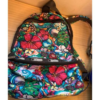 美品✨LeSportsac  バックパック／リュック　ポップデザイン かわいい