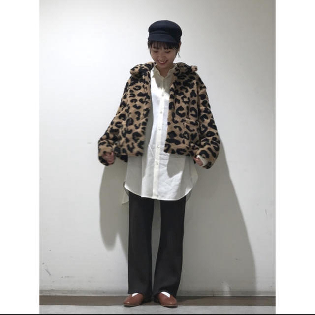 JOURNAL STANDARD(ジャーナルスタンダード)のrelume アパリス　レオパードファージャケットFaux Shearling  レディースのジャケット/アウター(毛皮/ファーコート)の商品写真