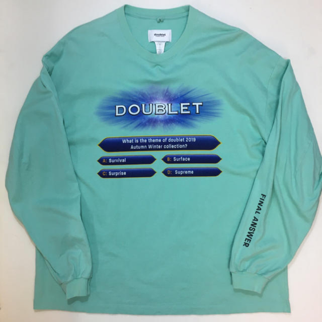 SUNSEA   AW 定価 doublet WISM ロンT tシャツの通販 by 鍋