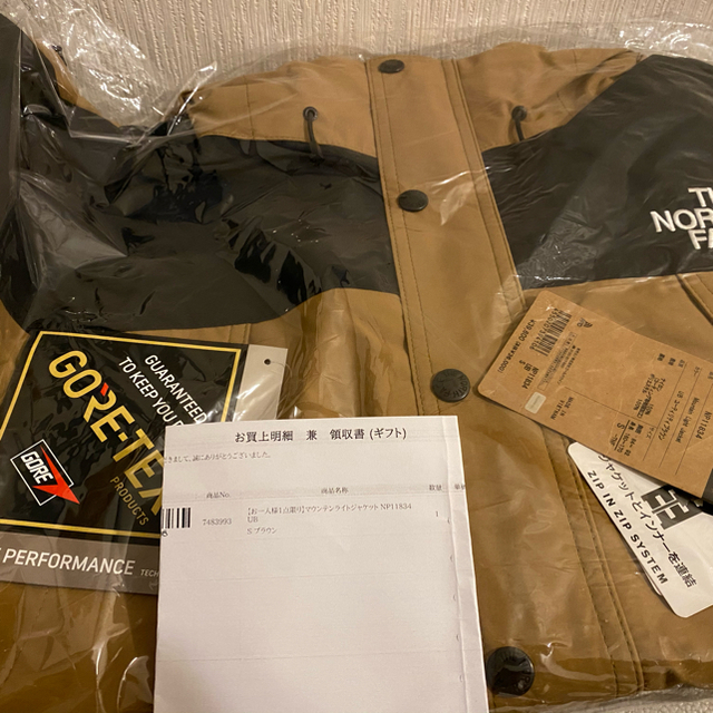 新品 ノースフェイス マウンテンライトジャケット NP11834 UB Sサイズ