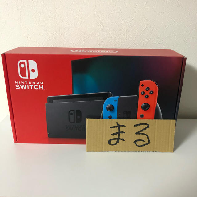 Nintendo Switch - 新型nintendo switch ネオン2台　印有り
