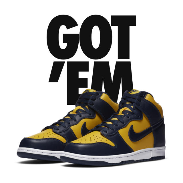 NIKE DUNK HIGH SP MICHIGAN