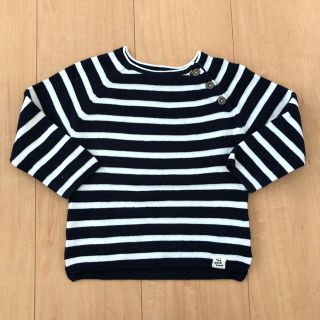 ザラキッズ(ZARA KIDS)のZARA ザラベビー　ボーダー ニット　90(ニット/セーター)