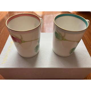 コウランシャ(香蘭社)の香蘭社　ブライトローズ　ペアマグカップ(グラス/カップ)
