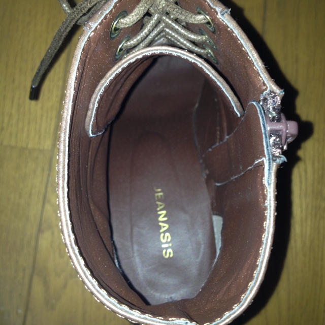 JEANASIS(ジーナシス)のJEANASISレースアップブーツ レディースの靴/シューズ(ブーツ)の商品写真