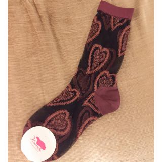 イセタン(伊勢丹)の【新品未使用】Kiwanda ハート シースルー ソックス🧦(ソックス)