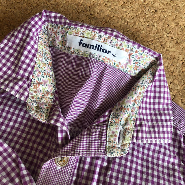 familiar(ファミリア)のfamiliar シャツ90 キッズ/ベビー/マタニティのキッズ服男の子用(90cm~)(ブラウス)の商品写真