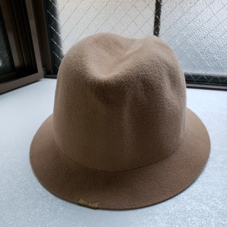 カシラ(CA4LA)のCA4LA ラビットファー100％　フェルトハット ベージュ　帽子　(ハット)