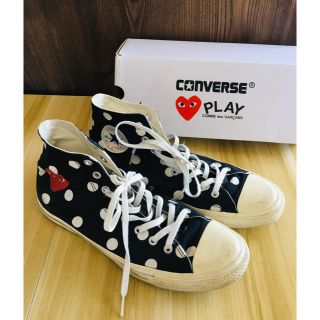 コムデギャルソン(COMME des GARCONS)の【激レア★30cm！】プレイコムデギャルソン コンバースドット ハイ スニーカー(スニーカー)