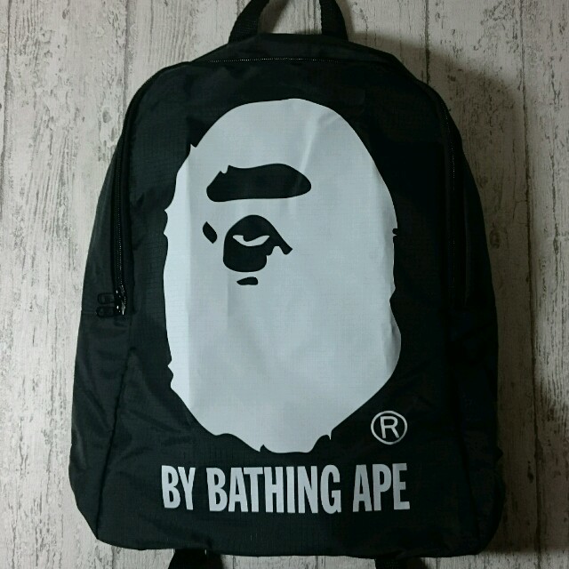 A BATHING APE BAPE リュックサック デイパック 黒