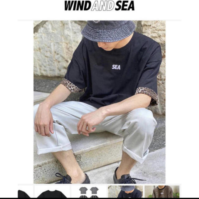 SEA(シー)の20ss 新作リバーシブル　カットソー　xL  メンズのトップス(Tシャツ/カットソー(半袖/袖なし))の商品写真