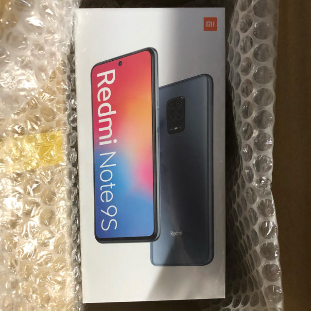 Xiaomi Redmi Note 9S　64GB シムフリー　 グレー　国内版スマートフォン本体