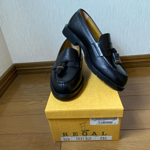 ドレス/ビジネス［紳士靴］冬用　リーガル　タッセルローファーブラック