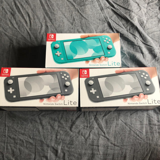 新品未開封 Nintendo Switch  Lite グレー&ターコイズ 3台