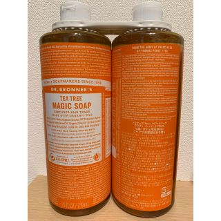 マジックソープ(Magic Soap)のドクターブロナー マジックソープ    ティートゥリー 739ml ×2(ボディソープ/石鹸)