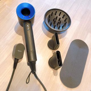 ダイソン(Dyson)のダイソン　dyson HD01 ヘアドライヤー　ブルー(ドライヤー)