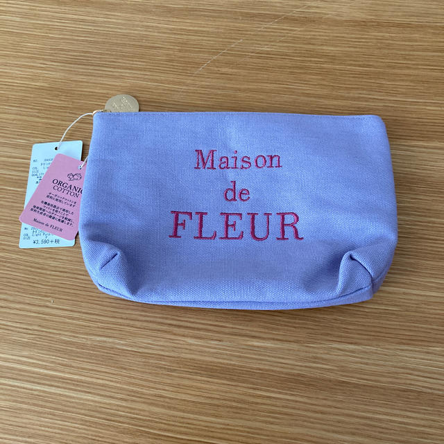 Maison de FLEUR(メゾンドフルール)のメゾンドフルール オーガニックコットンベーシックポーチ レディースのファッション小物(ポーチ)の商品写真