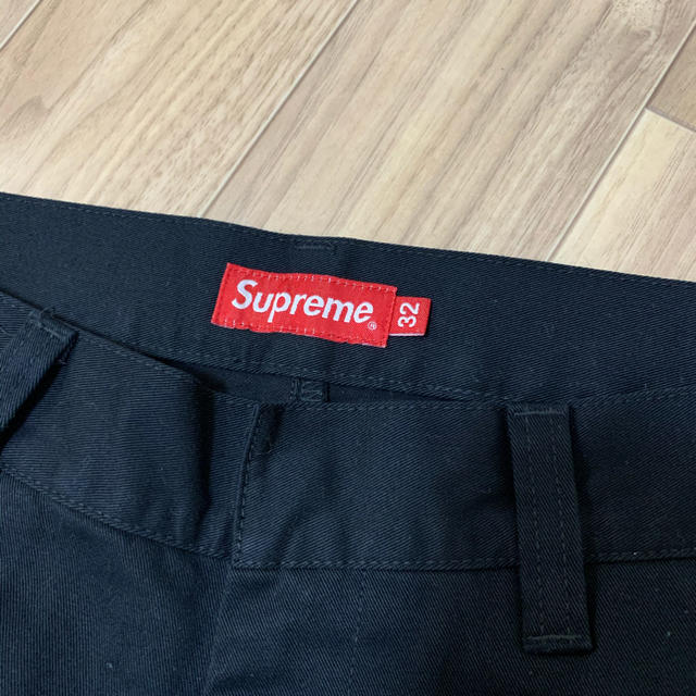 Supreme(シュプリーム)のsupreme work pant 32 ブラック 19fw メンズのパンツ(ワークパンツ/カーゴパンツ)の商品写真