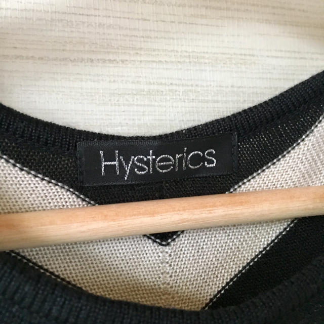 HYSTERIC GLAMOUR(ヒステリックグラマー)のHYSTERICS 初期 ノースリーブカットソー ヘリンボーン レディースのトップス(カットソー(半袖/袖なし))の商品写真