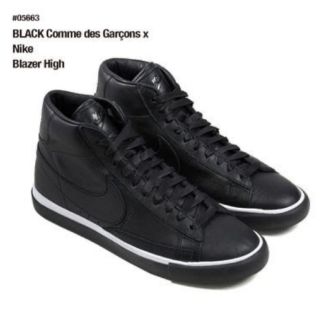 ブラックコムデギャルソン(BLACK COMME des GARCONS)のNIKELAB CDG BLACK BLAZER HIGHナイキブレザー27cm(スニーカー)