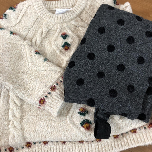 ZARA(ザラ)のまみむさん♡ キッズ/ベビー/マタニティのキッズ服女の子用(90cm~)(ニット)の商品写真