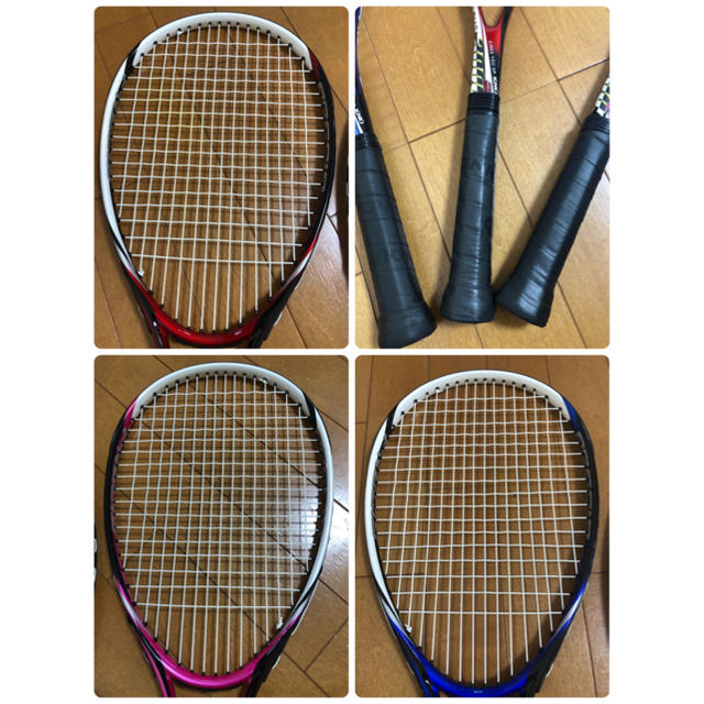 IGNIO ソフトテニスラケット 3本セットの通販 by バタバタまき's shop｜ラクマ