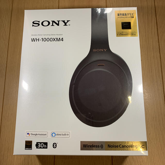 新品未開封 SONY  WH-1000XM4 ブラック ノイズキャンセリング