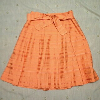プロポーションボディドレッシング(PROPORTION BODY DRESSING)のプロポーションのオレンジ色スカート(ひざ丈スカート)
