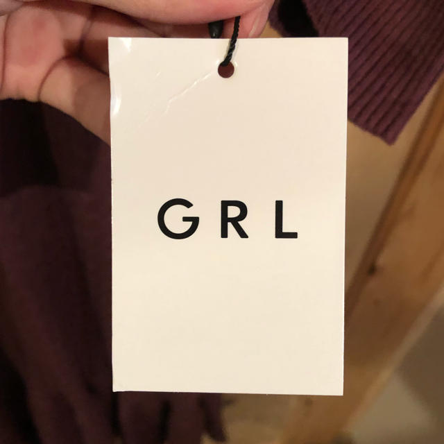 GRL(グレイル)のGRL グレイル リボンベルト付きケーブル切り替えニットワンピース レディースのワンピース(ロングワンピース/マキシワンピース)の商品写真