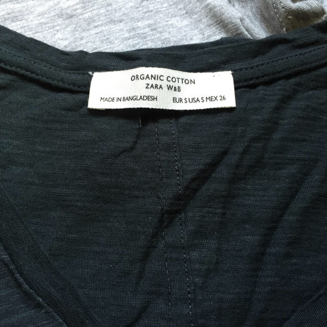 ZARA(ザラ)のZARA ベーシックコットンTシャツ レディースのトップス(Tシャツ(半袖/袖なし))の商品写真