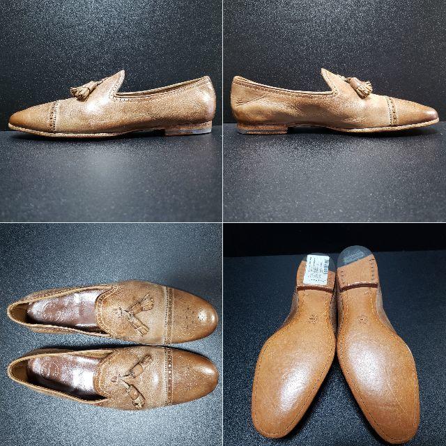 Santoni(サントーニ)のサントーニ（Santoni） Shabby Chic タッセルローファー 8.5 メンズの靴/シューズ(スリッポン/モカシン)の商品写真