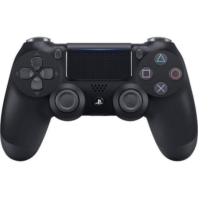 ワイヤレスコントローラー DUALSHOCK 4 ジェット・ブラック 純正