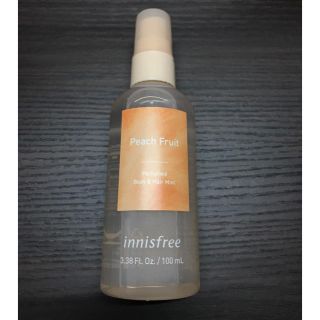 イニスフリー(Innisfree)の新品未使用　イニスフリー　ボディ&ヘアーミスト　ピーチ(香水(女性用))