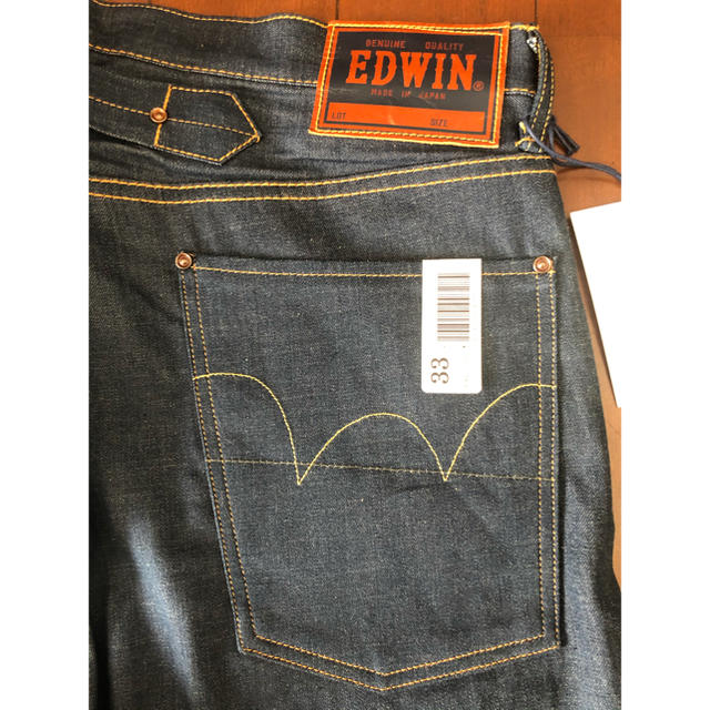 定価3万3千円!新品!EDWIN 生デニム ビンテージワークパンツ◇33インチ
