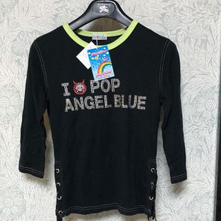 エンジェルブルー(angelblue)の新品　エンジェルブルー　サイズ150 七分袖Tシャツ　バックプリント(Tシャツ/カットソー)