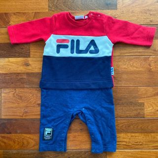 フィラ(FILA)のまゆぽ様専用ページ　長袖ロンパース2枚セット　(70cm)(ロンパース)