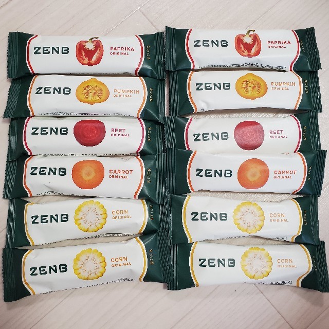 新品未使用　ZENBSTICK（ゼンブスティック）　野菜スティック　12本セット 食品/飲料/酒の健康食品(その他)の商品写真