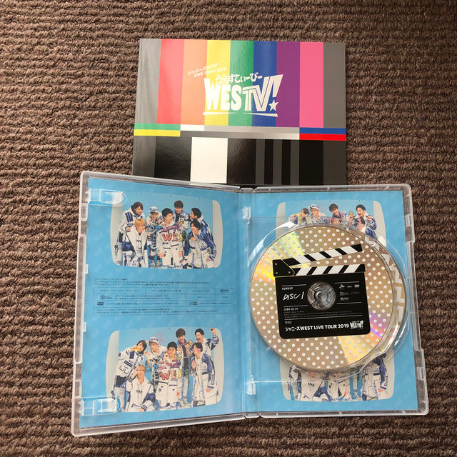 ジャニーズWEST(ジャニーズウエスト)のWESTV 初回DVD エンタメ/ホビーのタレントグッズ(アイドルグッズ)の商品写真