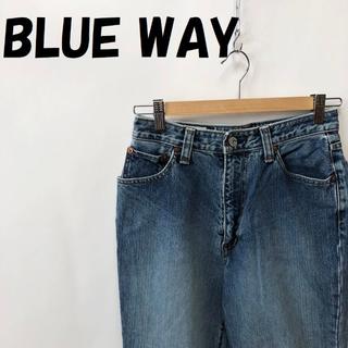 ブルーウェイ(BLUE WAY)の【人気】BLUE WAY/ブルーウェイ デニムパンツ ウエスト66 レディース(デニム/ジーンズ)