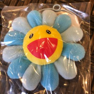 ピースマイナスワン(PEACEMINUSONE)の村上隆Flower Key Chain ブルー❣️         カイカイキキ(キーホルダー)