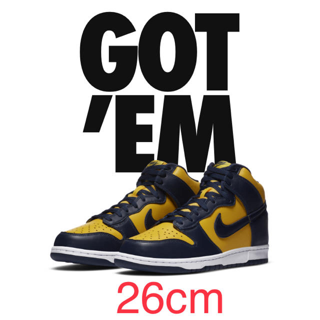 nike dunk high sp michigan