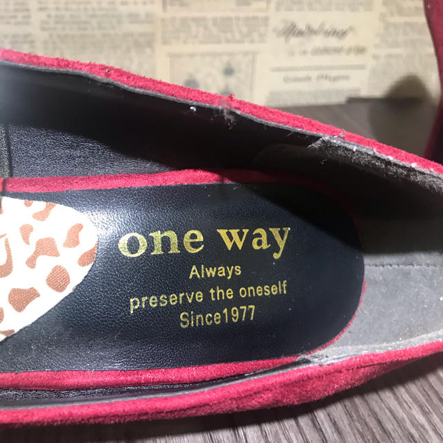 one*way(ワンウェイ)のone way ワンウェイ パンプス ヒール size M レディースの靴/シューズ(ハイヒール/パンプス)の商品写真