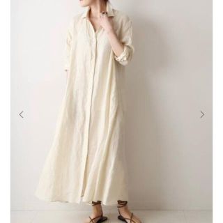 プラージュ(Plage)の【Plage】2020SS Linen Flared ワンピース 38(ロングワンピース/マキシワンピース)