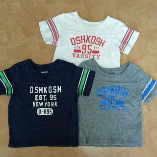 オシュコシュ(OshKosh)の三枚セットオシュコシュ80男の子(Ｔシャツ)