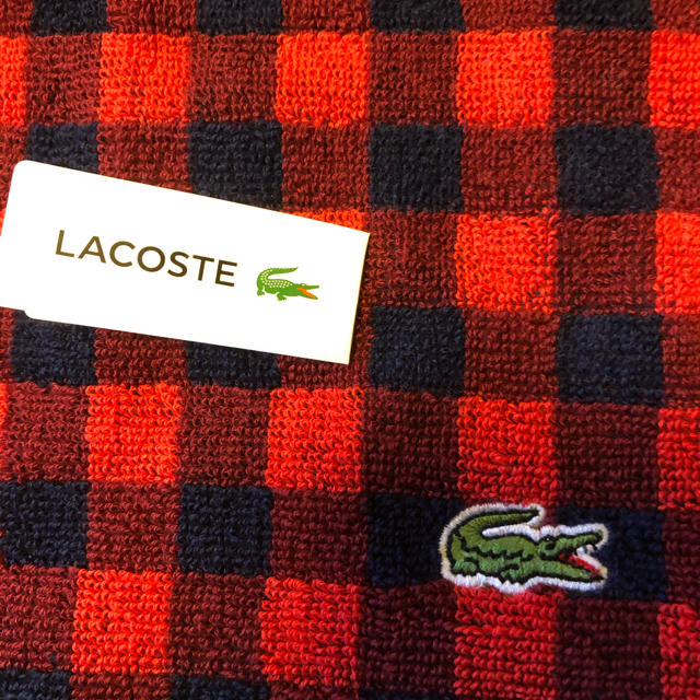 LACOSTE(ラコステ)のラコステ　ミニタオル　LACOSTE メンズのファッション小物(ハンカチ/ポケットチーフ)の商品写真