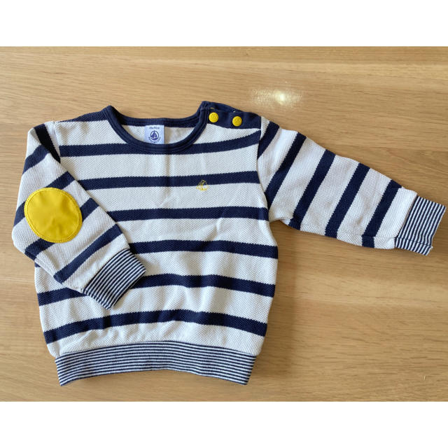 PETIT BATEAU(プチバトー)の【Pompomm様専用】PETIT BATEAU プチバトー　サイズ80 キッズ/ベビー/マタニティのベビー服(~85cm)(トレーナー)の商品写真