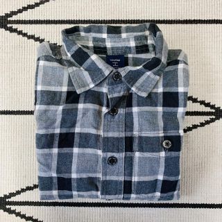 ベビーギャップ(babyGAP)のGAP baby チェック長袖シャツ 105cm(ブラウス)