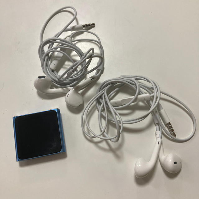 野花 卯月 Apple iPod nano 第6世代 16GB ブルー イヤホン2個付き